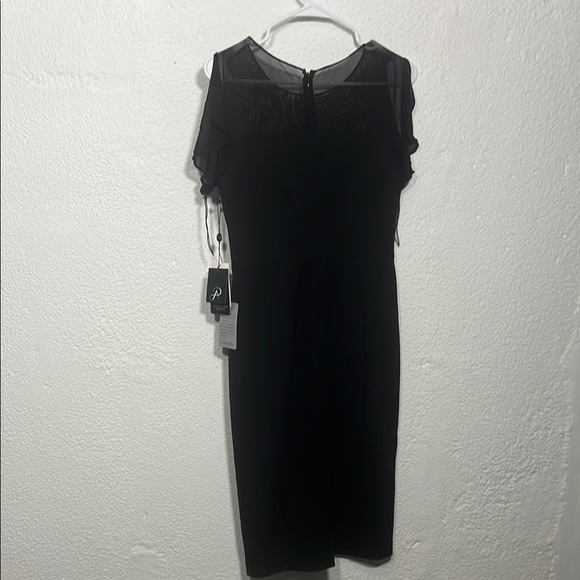 Adrianna Papell - Elegant Black Dress with Embellished Detail size 2 NWT - Picture 5 of 8